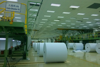 2015.5.7 参观新会亚太纸业